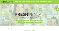 Desktop Screenshot of freshdentalclt.com